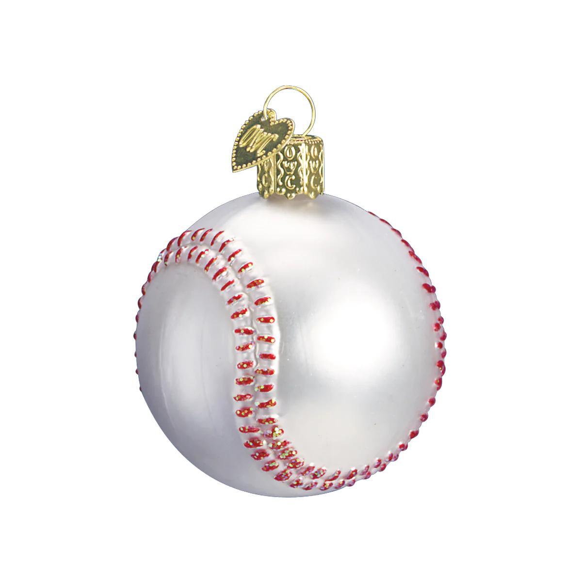 Ornament - Blown Glass - Baseball