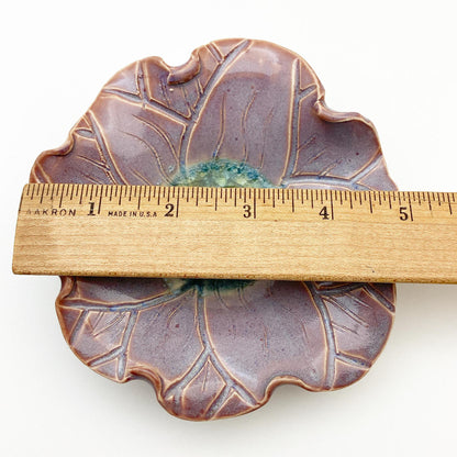 Ceramic Wall Art - "Baby Viola" - Lavender
