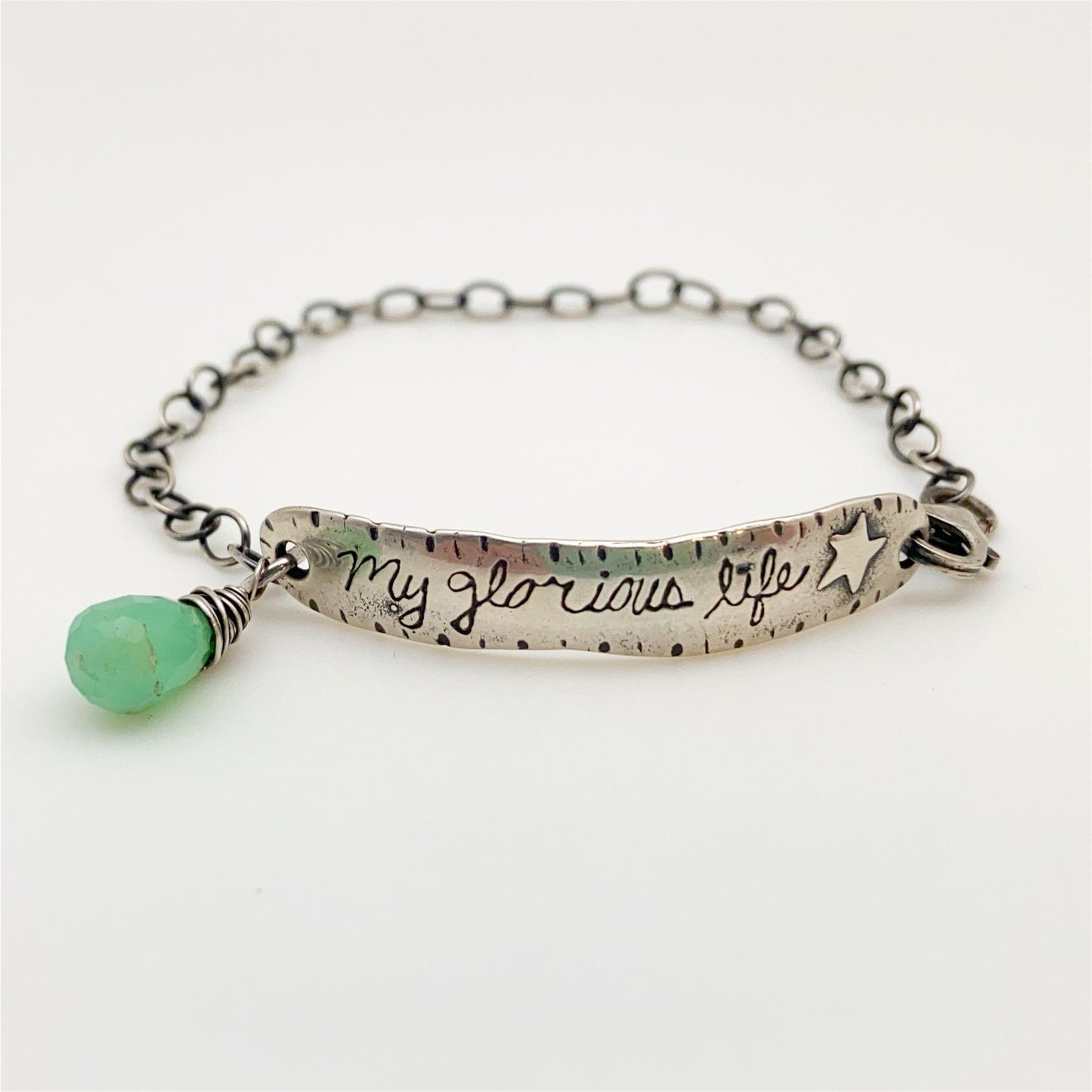 Bracelet - "My Glorious Life" - Sterling & Gemstone