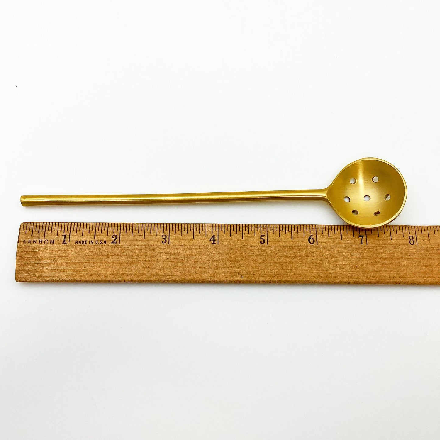 Spoon - Antiqued Brass - Perforated