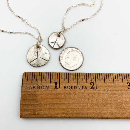 Necklace - Peace "Dollop" in Sterling