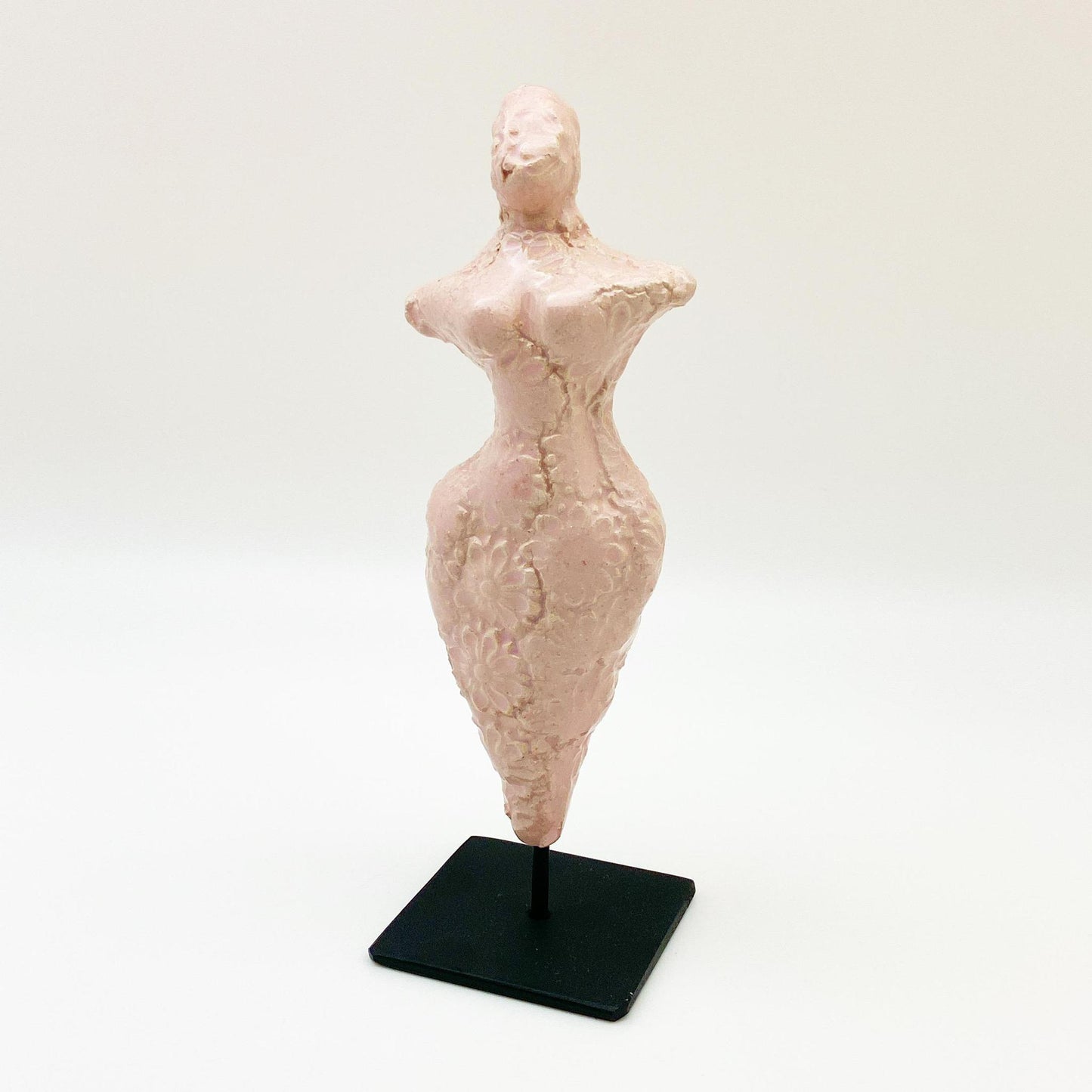 Sculpture - "Chick-o-Stick" - Female Form - Pale Pink