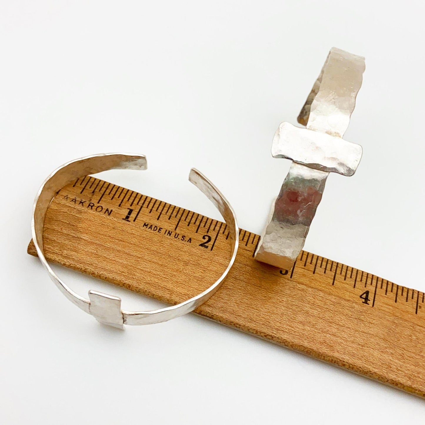 Bracelet - Cross Cuff - Sterling Silver