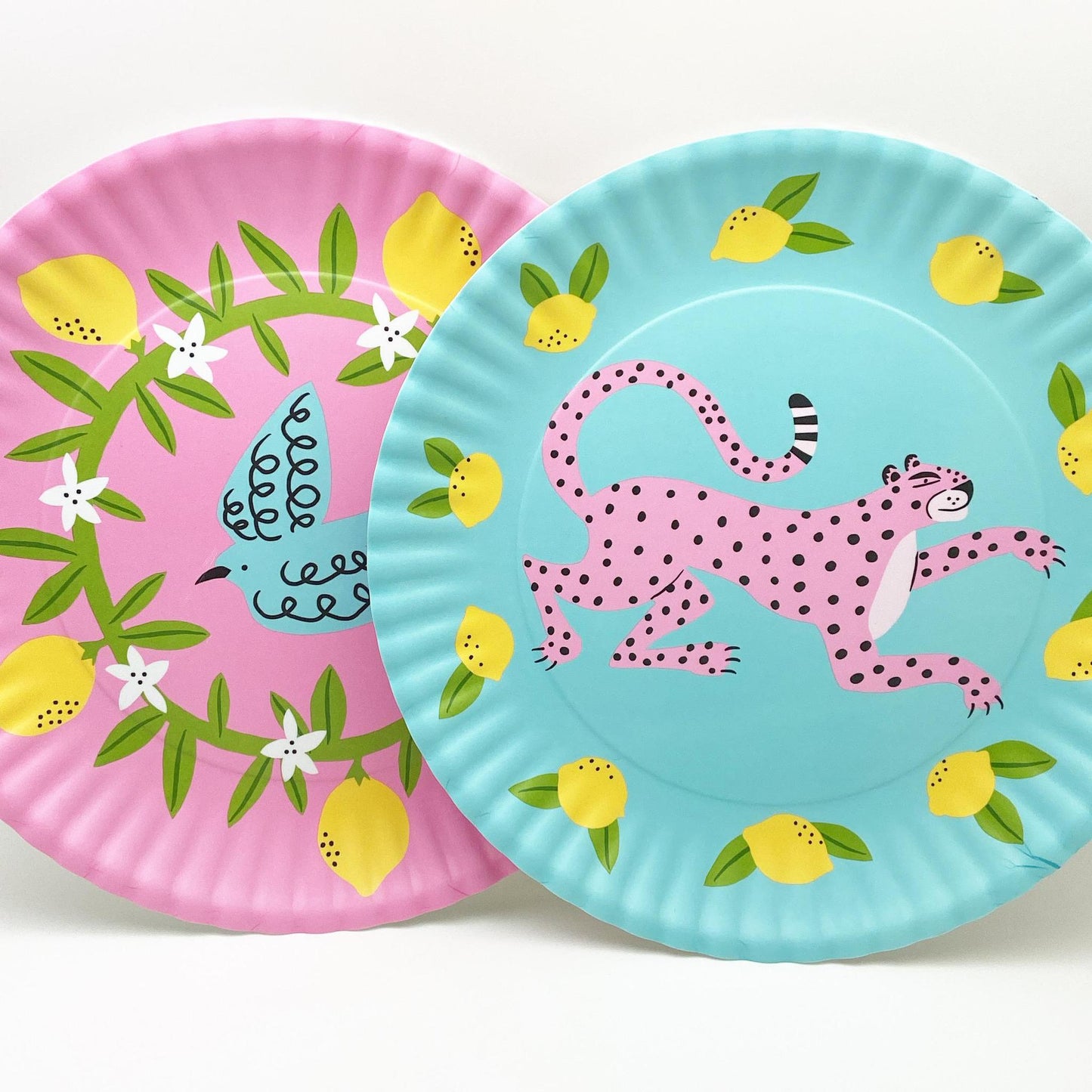 Platter - "Paper Plate" Melamine - Leopard