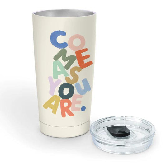 Tumbler - Metal with Lid - Come As You Are