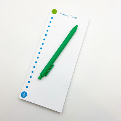 Notepad - Dumbass Ideas - Zippernut Press