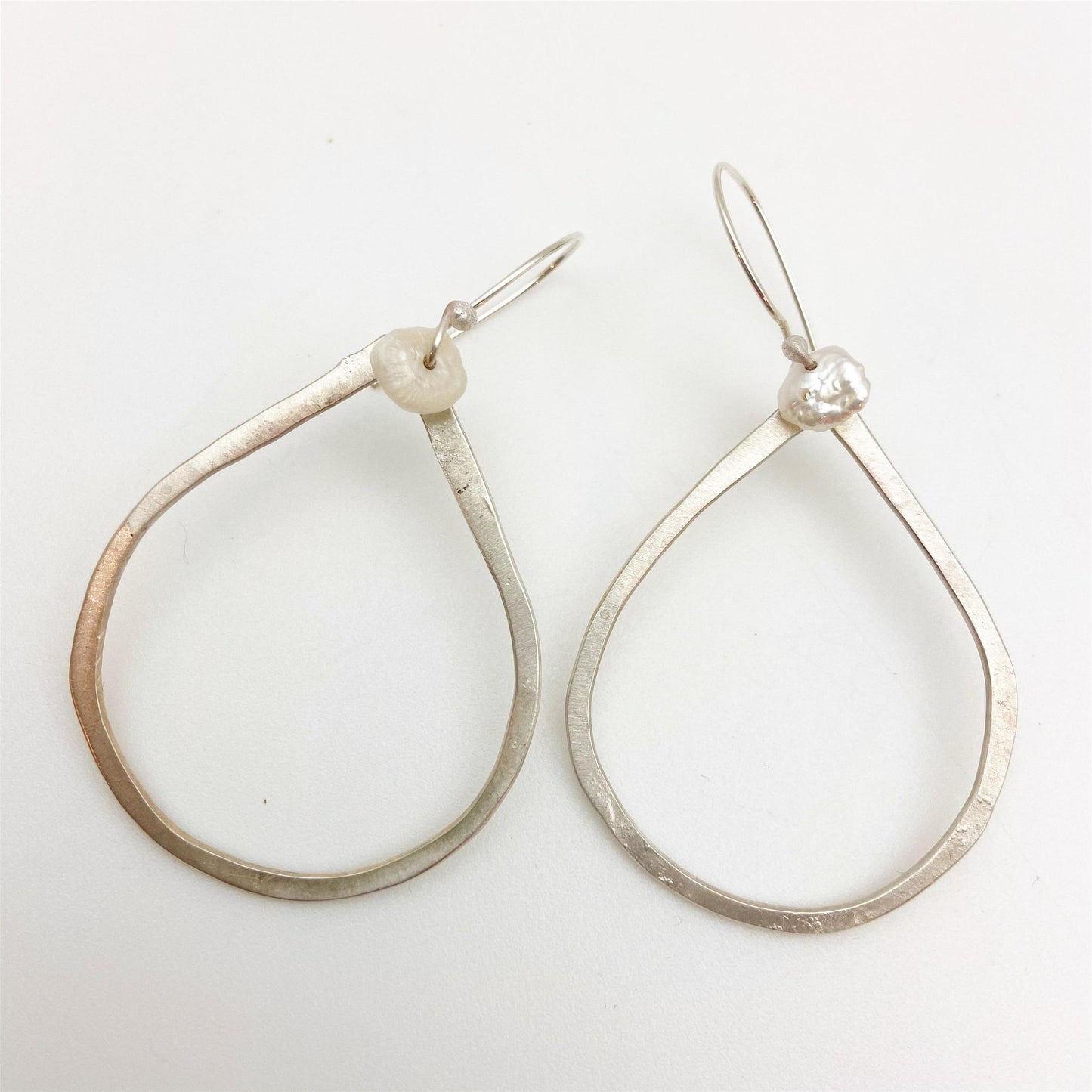 Earrings - Sterling Shapes and Dollops - Handmade