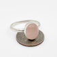 Ring - Pink Chalcedony in Sterling