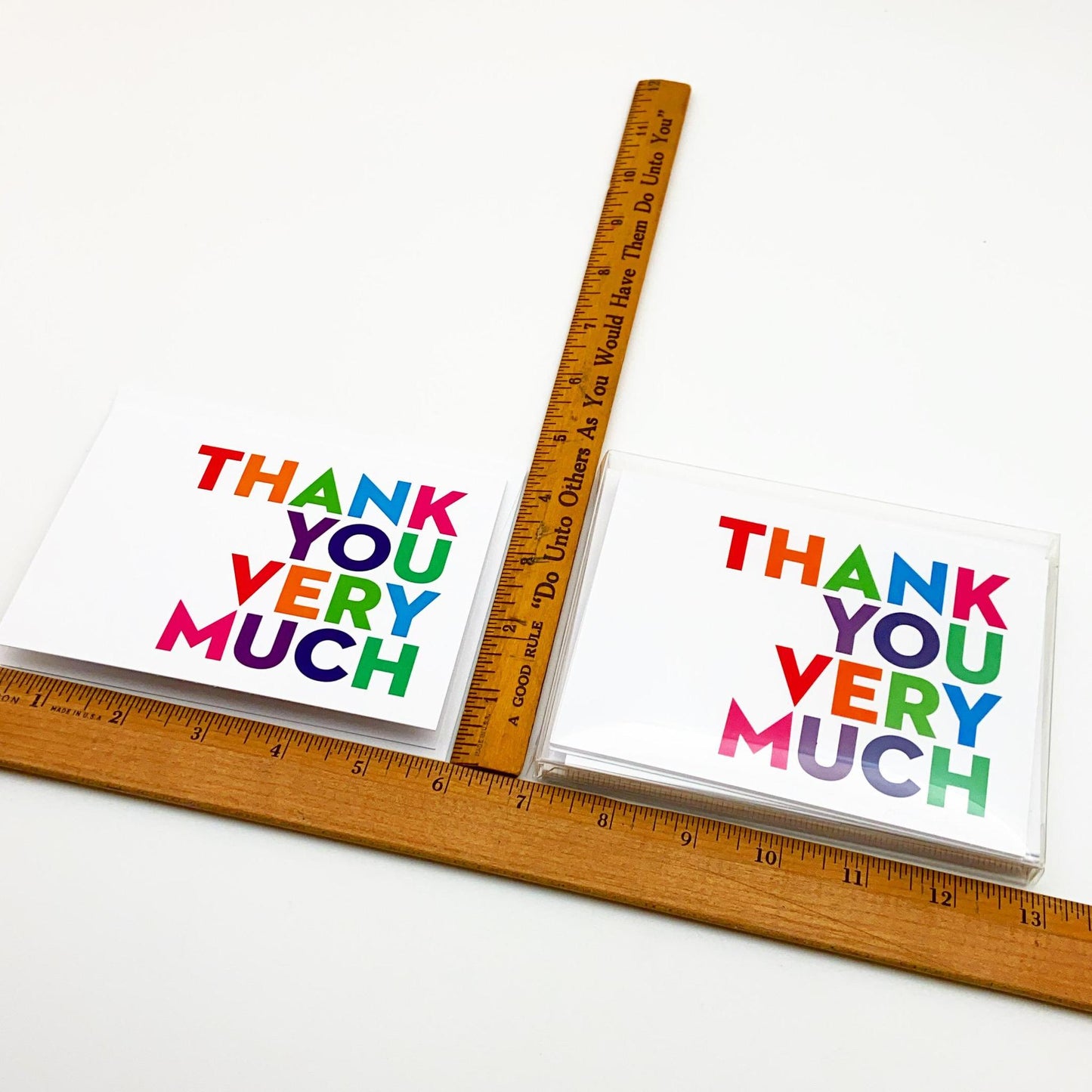 Card Set - "Thank You Very Much" - Pack of 10 - Printed