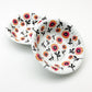 Bowl - Melamine "Paper Plate" - Blush Flowers