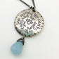 Necklace - "She turned her can't...dreams into plans." - Sterling