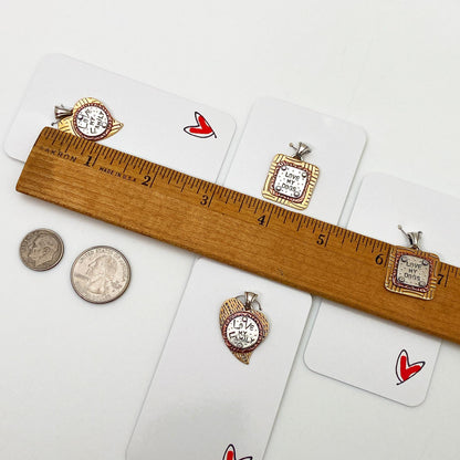 Pendant - Cycles With Dogs - Small Square