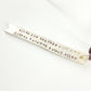 Necklace - "Being loved deeply..." - Leather/Sterling