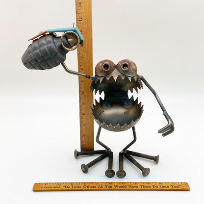 Sculpture - Grenade Monster - Medium